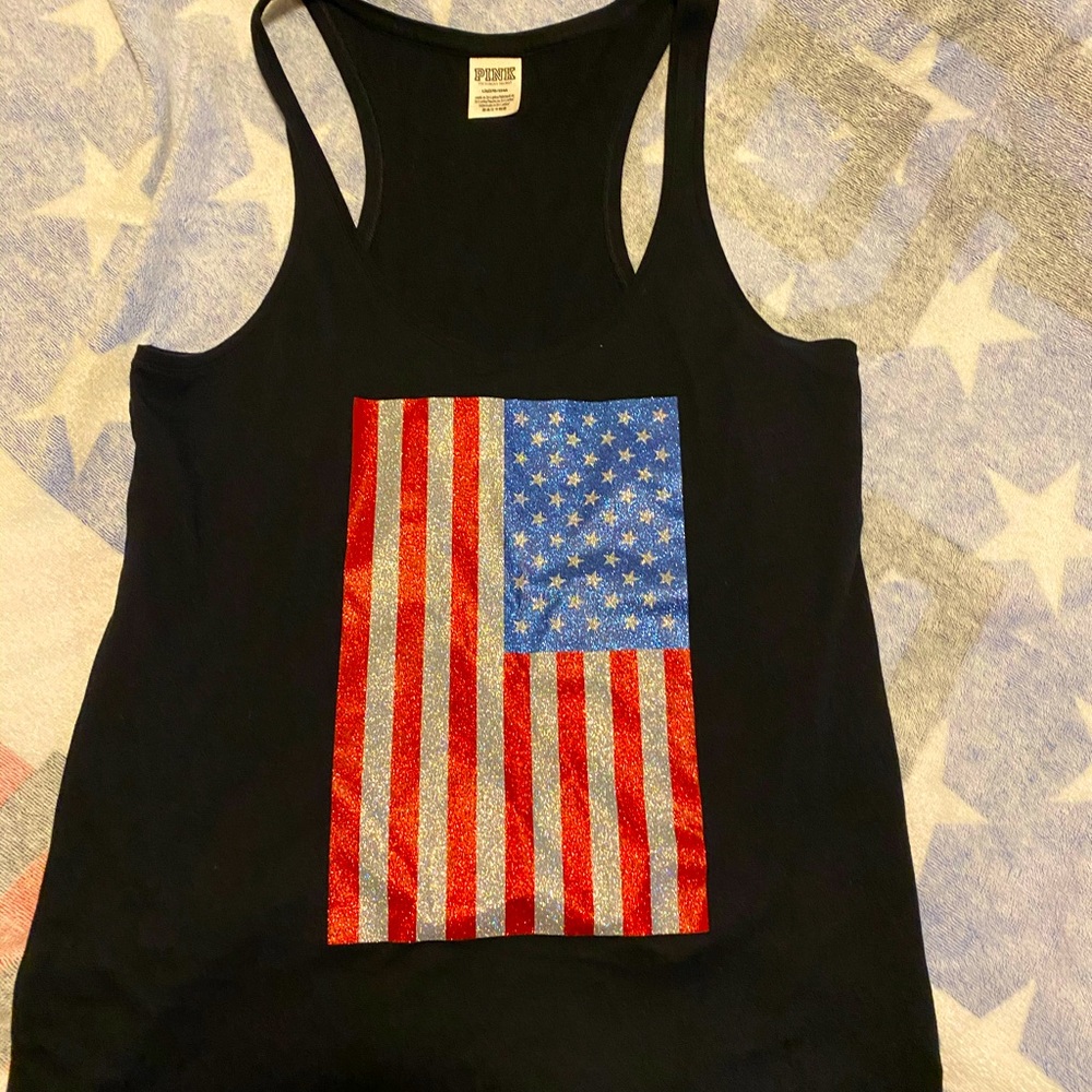 VS Pink Americana Bling Tank